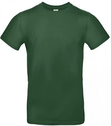 B&C Rundhalsshirt T-Shirt E190 Dunkelgrün/Grün