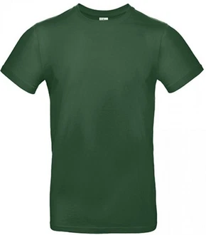 B&C Rundhalsshirt T-Shirt E190 Dunkelgrün/Grün