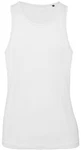 B&C Tanktop Herren Inspire Tank T Weiß/Creme/Grau