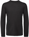 B&C Langarmshirt Herren Inspire Long Sleeve T Schwarz/Dunkelgrau