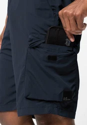 Jack Wolfskin 3/4-Hose KALAHARI CARGO Blau/Dunkelblau