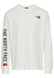 The North Face Varsity Graphic Longsleeve (2025) white dune