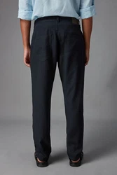 Next Hose im Jeans-Stil aus Leinen-Viskosegemisch 