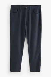 Stoffhose Hose im Jeans-Stil aus Leinen-Viskosegemisch (1-tlg)