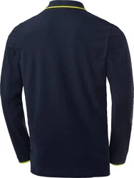 Chiemsee Langarm-Poloshirt Dunkelblau/Blau