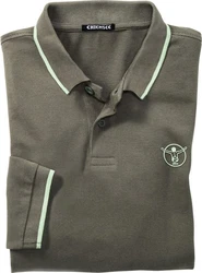 Chiemsee Langarm-Poloshirt Dunkelgrün/Grün/Khaki
