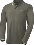 Chiemsee Langarm-Poloshirt Dunkelgrün/Grün/Khaki