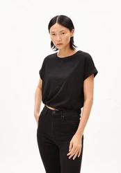 Armedangels T-Shirt Idaara Regular Fit Schwarz/Dunkelgrau