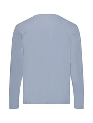 Hanro Longsleeve Living Shirts Blau/Hellblau