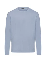 Hanro Longsleeve Living Shirts Blau/Hellblau