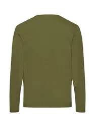 Hanro Longsleeve Living Shirts Dunkelgrün/Khaki