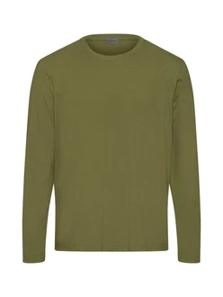 Hanro Longsleeve Living Shirts Dunkelgrün/Khaki Hanro Longsleeve Living Shirts Dunkelgrün/Khaki
