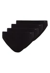 Skiny Slip 4er Pack Basic Schwarz