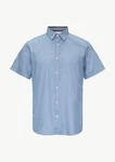 s.Oliver Kurzarmhemd Slim Fit Blau/Hellblau