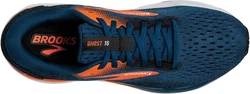 Brooks Ghost 16 Laufschuh BLAU OPAL/SCHWARZ/NASTURTIUM