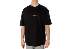 Pegador T-Shirt Colne Logo Oversized schwarz/rot