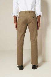Next Stretch-Hose Straight Fit Jeans-Stil Khaki/Beige