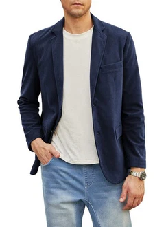 JMIERR Anzugsakko Retro Sakko Freizeit Blazer