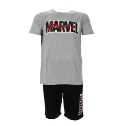 Pyjama Pyjama fr Herren mit kurzen rmeln und Shorts Shortama Schlafanzug
