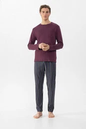 Schlafanzug Serie Contrast Stripe (2 tlg)