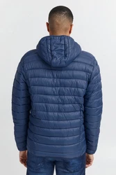 Blend Blouson Leichte Steppjacke Wattierte Basic Übergangsjacke mit Kapuze (4591) Dunkelblau/Blau/Hellblau