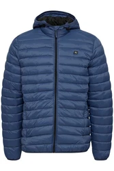 Blend Blouson Leichte Steppjacke Wattierte Basic Übergangsjacke mit Kapuze (4591) Dunkelblau/Blau/Hellblau