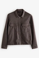 Next Hemdjacke EDIT (1-St) Braun/Grau/Dunkelbraun/Dunkelgrau/Beige