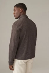 Next Hemdjacke EDIT (1-St) Braun/Grau/Dunkelbraun/Dunkelgrau/Beige