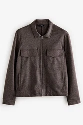 Next Hemdjacke EDIT (1-St) Braun/Grau/Dunkelbraun/Dunkelgrau/Beige