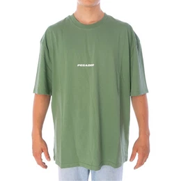 T-Shirt T-Shirt Colne Logo Oversized, G S, F cypress green