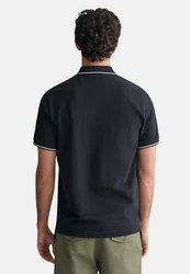 GANT Poloshirt TIPPING PIQUE RUGGER schwarz