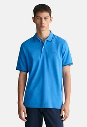 GANT Poloshirt TIPPING PIQUE RUGGER hellblau