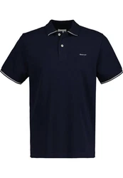 GANT Poloshirt TIPPING PIQUE RUGGER Blau