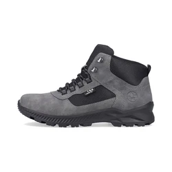 Rieker Herren Stiefel Hellgrau/Dunkelgrau/Grau