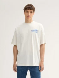 TOM TAILOR Denim T-Shirt Sweatshirt blau/hellblau/wei