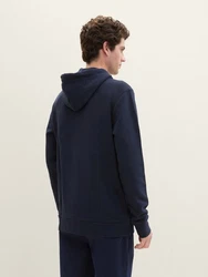 TOM TAILOR Hoodie mit Logoprint Dunkelblau