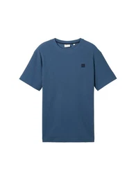 T-Shirt Geripptes Basic T-Shirt