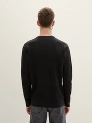TOM TAILOR Strickpullover mit Rundhalsausschnitt 
