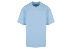 Karl Kani T-Shirt Autograph Heavy Jersey Hellblau/Blau
