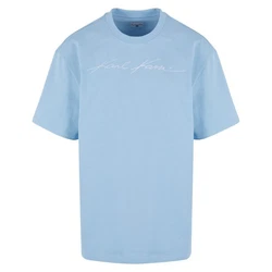 Karl Kani T-Shirt Autograph Heavy Jersey Hellblau/Blau