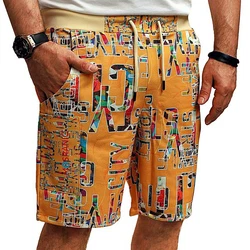 RMK Shorts Herren Bermuda Orange/Gelb