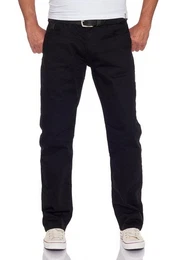 Straight-Jeans M.O.D Thomas Comfort Black Wash