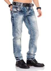 Cipo & Baxx Straight-Jeans stonewashed