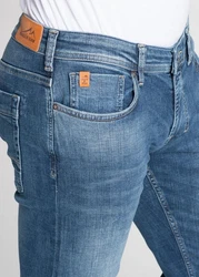 Miracle of Denim Straight-Jeans M.O.D Thomas Comfort Nelson blau