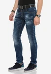 Cipo & Baxx Straight Jeans Blau/Dunkelblau