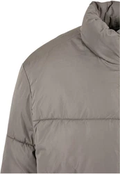 URBAN CLASSICS Herren Cropped Down Jacket (1-St) Braun/Grau/Khaki/Beige