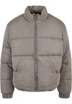 URBAN CLASSICS Herren Cropped Down Jacket (1-St) Braun/Grau/Khaki/Beige