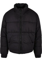 URBAN CLASSICS Herren Cropped Down Jacket (1-St) Schwarz