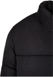 URBAN CLASSICS Herren Cropped Down Jacket (1-St) Schwarz