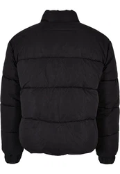 URBAN CLASSICS Herren Cropped Down Jacket (1-St) Schwarz